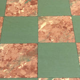Fun, Very 1980s Sponge Painted Wooden Checkerboard
