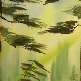 Large California Forest Watercolor, Unsigned, c. 1960s