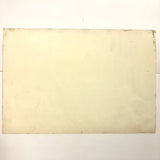 Large California Forest Watercolor, Unsigned, c. 1960s