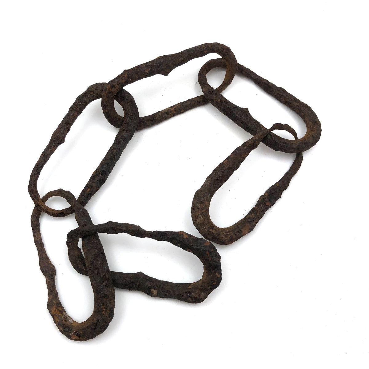 Beautifully Eroded Old Hand-forged Iron Chain – critical EYE Finds