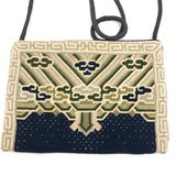 Needlepoint Art Deco Purse with Tension Closure