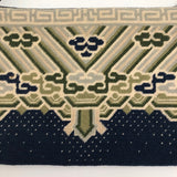 Needlepoint Art Deco Purse with Tension Closure