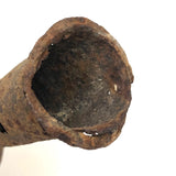 Much Weathered Sculptural Antique Iron Finial (Lightening Rod Tip?)