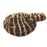 Turtle Shaped Coushatta Pine Needle Hanging Effigy Basket