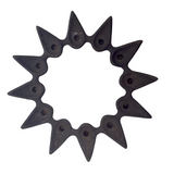 Dansk Designs Cast Iron "Star Holder" Candle Holder by Jens Quisgaard