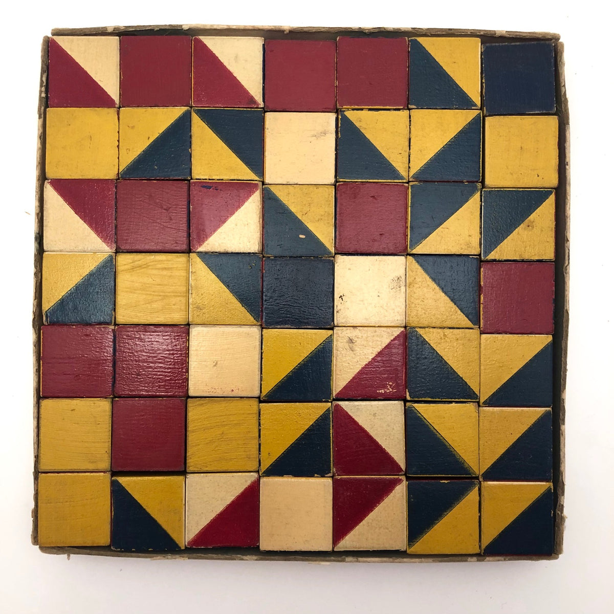 Embossing Company Vintage Color Cubes Large Set, c 1930s critical EYE