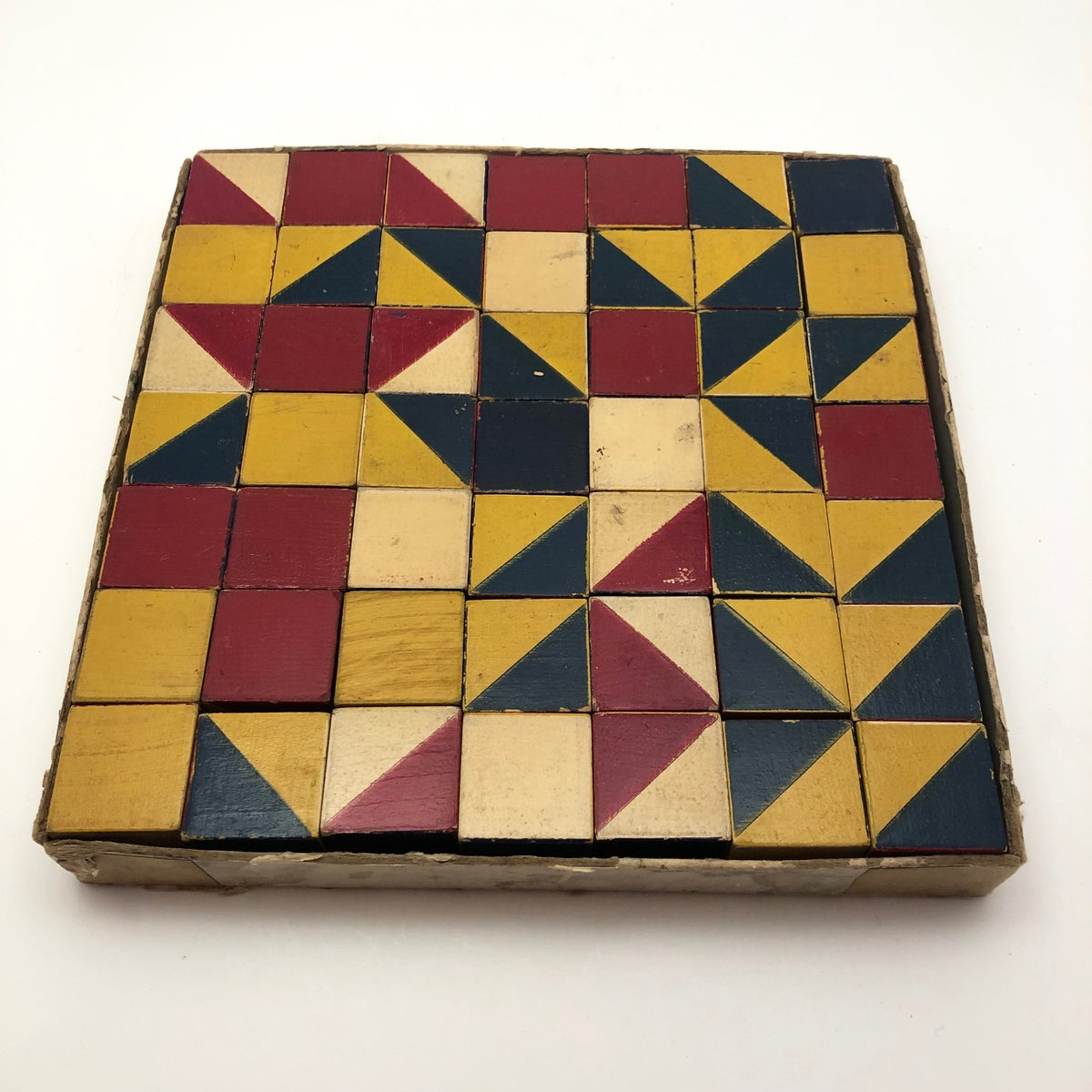 Embossing Company Vintage Color Cubes Large Set, c 1930s critical EYE