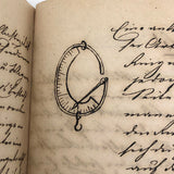 19th Century German Manuscript Notebook with Phenomenal Diagrams and Drawings