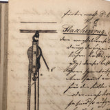 19th Century German Manuscript Notebook with Phenomenal Diagrams and Drawings