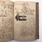 19th Century German Manuscript Notebook with Phenomenal Diagrams and Drawings