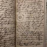 19th Century German Manuscript Notebook with Phenomenal Diagrams and Drawings