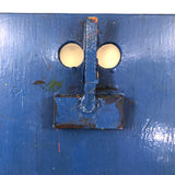 Cheerful Vintage Royal Blue Painted Portable Easel