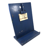 Cheerful Vintage Royal Blue Painted Portable Easel