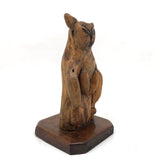 Possessed Looking Carved Kangaroo!