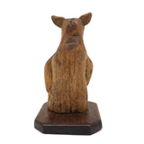 Possessed Looking Carved Kangaroo!