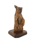 Possessed Looking Carved Kangaroo!