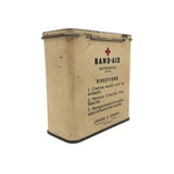 Rare C. 1940 J&J Red Cross Band-Aid Tin