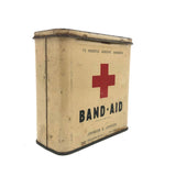 Rare C. 1940 J&J Red Cross Band-Aid Tin