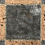 Antique Painted Leather Gameboard with Gorgeous Chippy (but not chipping) Paint