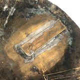 Special and Rare Early Hand-Engraved Brass Clock Dial Signed Fretel