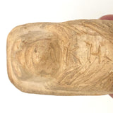 Native American Chief Folk Art Clay Pipe Bowl