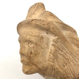 Native American Chief Folk Art Clay Pipe Bowl