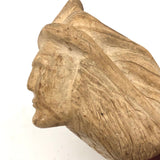 Native American Chief Folk Art Clay Pipe Bowl