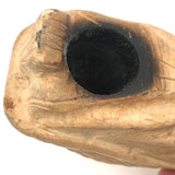 Native American Chief Folk Art Clay Pipe Bowl