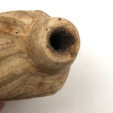 Native American Chief Folk Art Clay Pipe Bowl