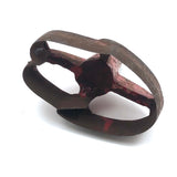 Old Mitten Shaped Steel Die for Leather Cutting (Smallest of Three)