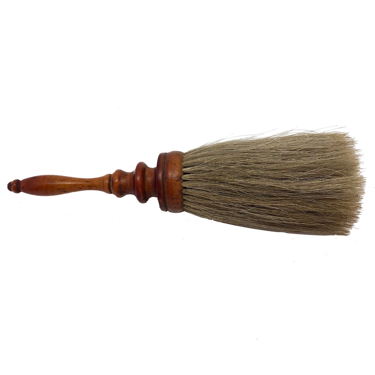 Antique Horse Hair Brush w/ Turned Wood Handle C.1880 11 For Sale on Ruby  Lane