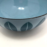 Catherineholm Blue on Blue 8 Inch Enamelware Lotus Bowl