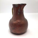 Hand Hammered Copper Pitcher with Gorgeous Patina