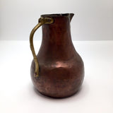 Hand Hammered Copper Pitcher with Gorgeous Patina