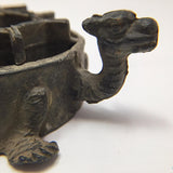 Antique Japanese Dragon Flower Frog