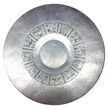 Stunning Arthur Armour Hammered Aluminum Zodiac Charger