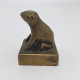 Chinese Sitting Frog Bronze Seal or Chop