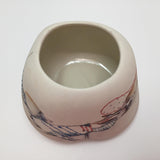 Contemporary Ceramic Vessel / 3 Dimensional Abstract Drawing