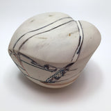 Contemporary Ceramic Vessel / 3 Dimensional Abstract Drawing
