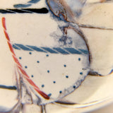 Contemporary Ceramic Vessel / 3 Dimensional Abstract Drawing