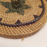 Makah Pacific Northwest Coast Native Whaling Motif Lidded Basket