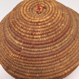 Northwest Coast Salish Lidded Coiled Basket