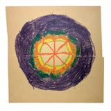 Set of Four Exuberant Crayon Drawn Mandalas by John Mosher, Grade 3, 1939