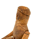Small Greenland Inuit Wooden Articulated Figure with Sinew Tied Shoulders