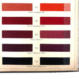 National Aniline & Chemical Co. Nacco Dyes Color Samples on Thread, 90 Colors