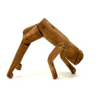 Small Greenland Inuit Wooden Articulated Figure with Sinew Tied Shoulders