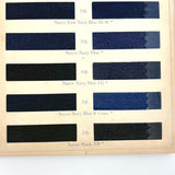 National Aniline & Chemical Co. Nacco Dyes Color Samples on Thread, 90 Colors