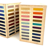 National Aniline & Chemical Co. Nacco Dyes Color Samples on Thread, 90 Colors