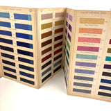 National Aniline & Chemical Co. Nacco Dyes Color Samples on Thread, 90 Colors