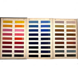 National Aniline & Chemical Co. Nacco Dyes Color Samples on Thread, 90 Colors